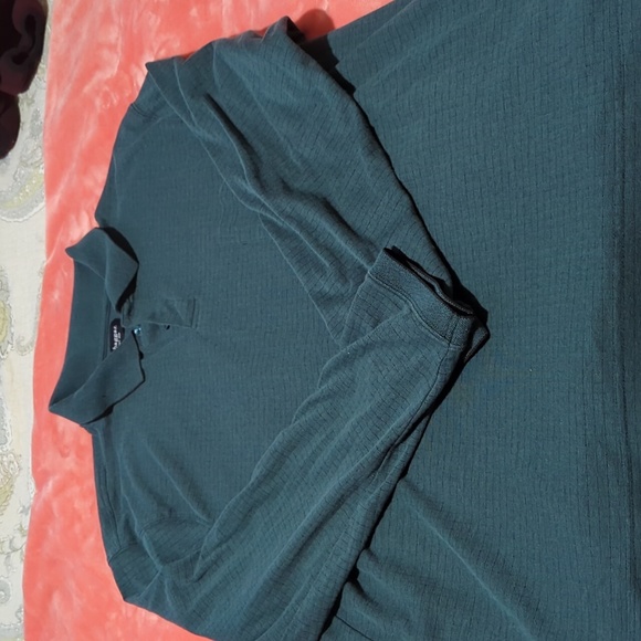 Haggar Long Sleeve Dark Green Shirt Size XXL - Picture 5 of 7